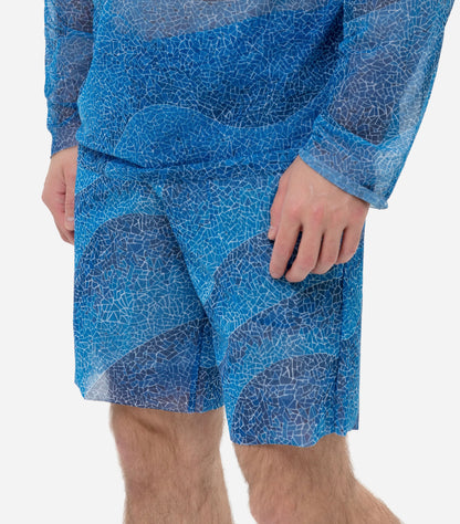Wave Mosaic Bermudas