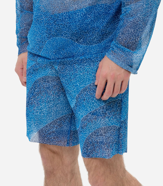 Wave Mosaic Bermudas