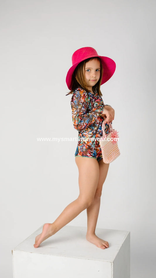 Street Art Kids One-Piece Swimsuit