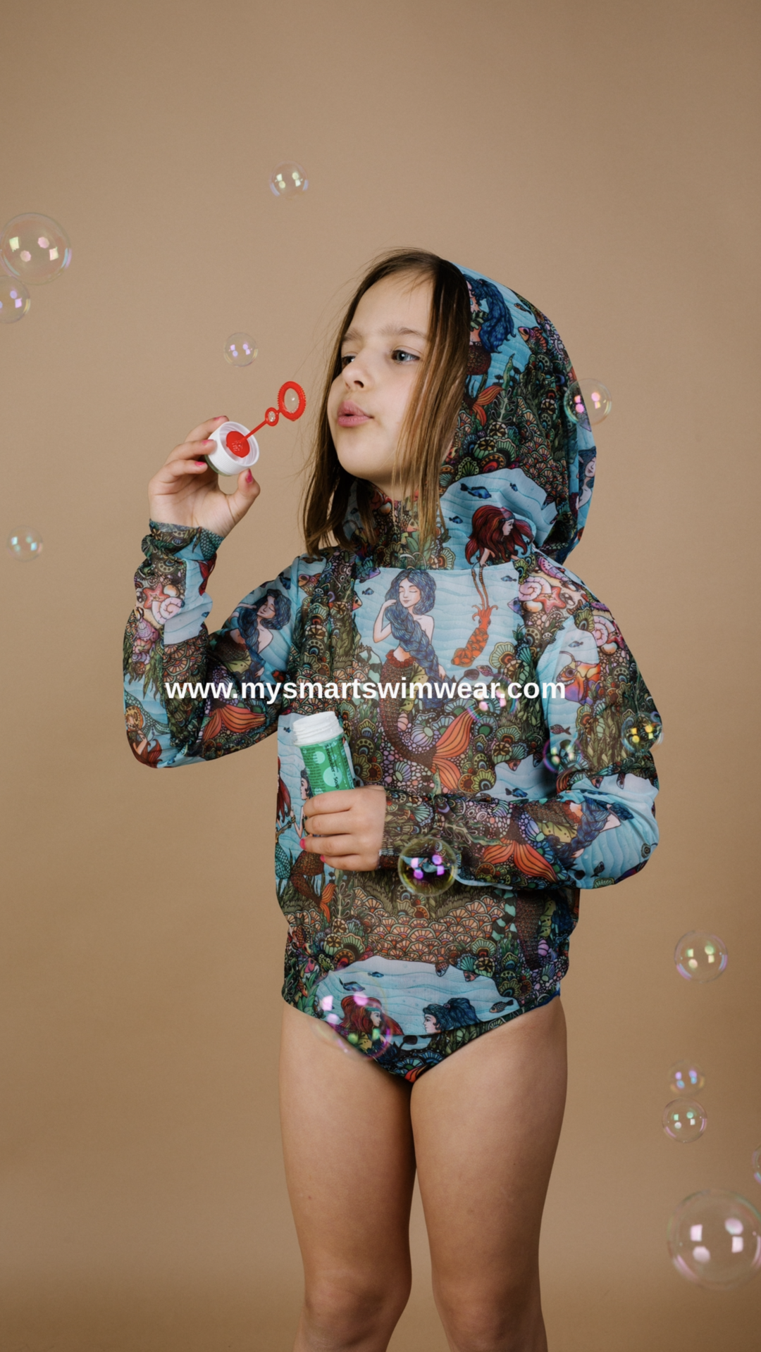 Mermaids Kids T-Shirt with Hood