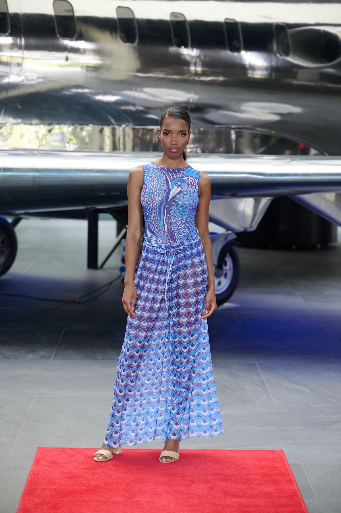 Dragon&Phoenix One-Piece Sleeveless Swimsuit