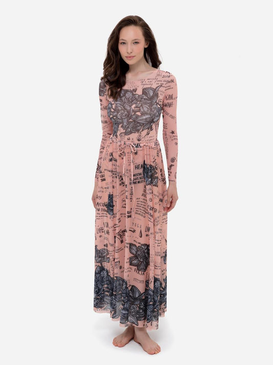 Nude-Body Art Beach Skirt