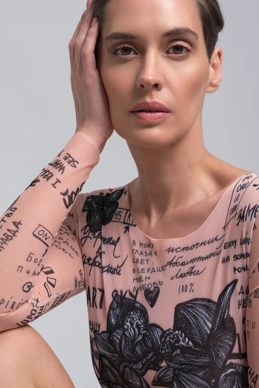 Nude One-Piece Swimsuit