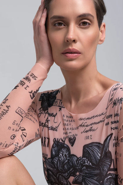 Nude One-Piece Swimsuit