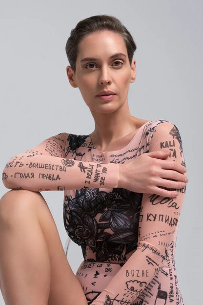 Nude One-Piece Swimsuit