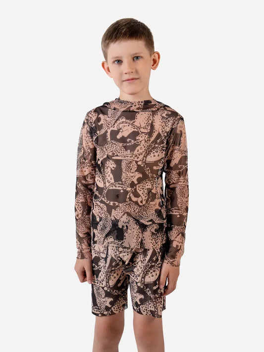 Wild Cat T-Shirt with Hood