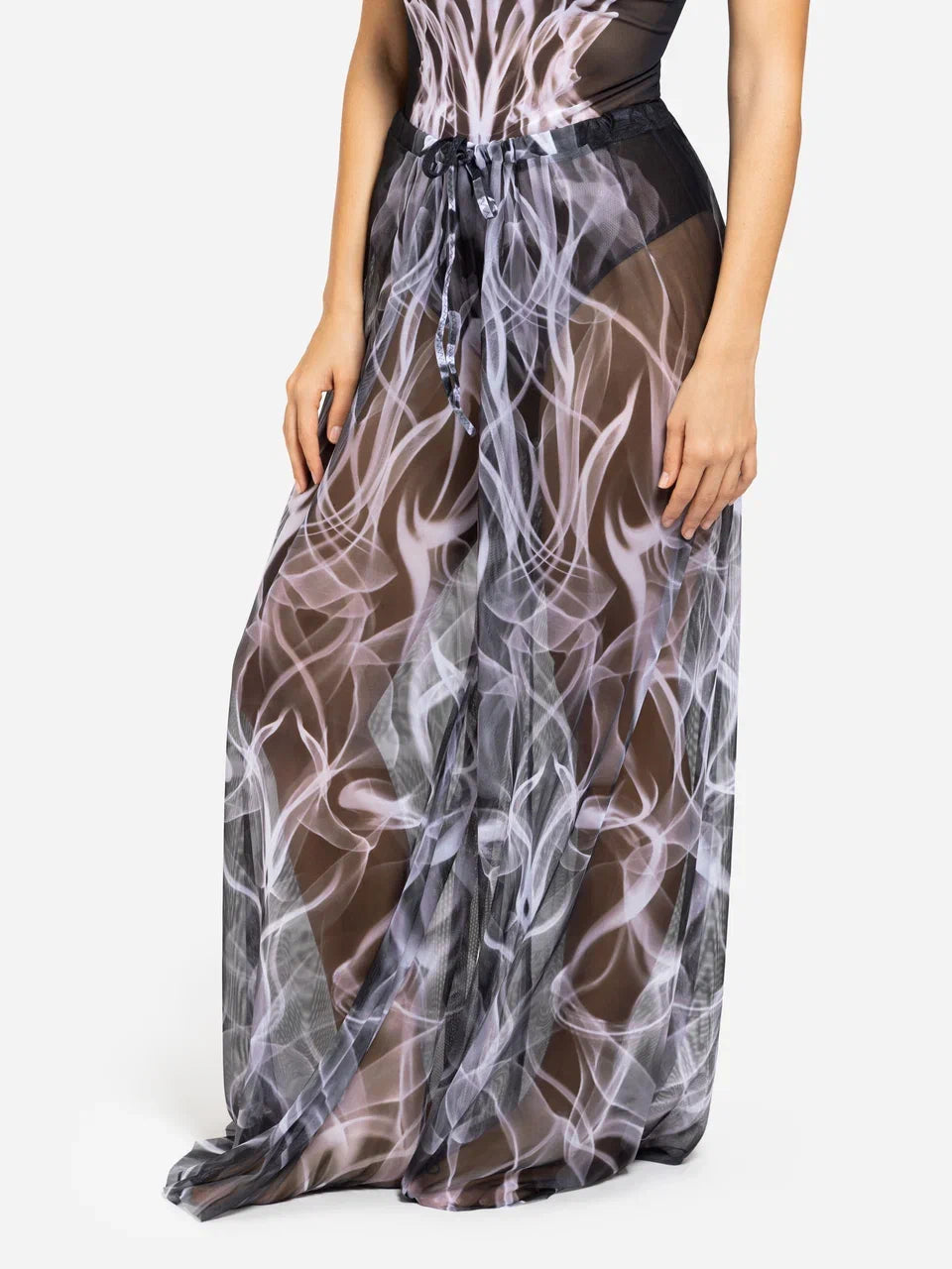 Grey Flame Beach Pants