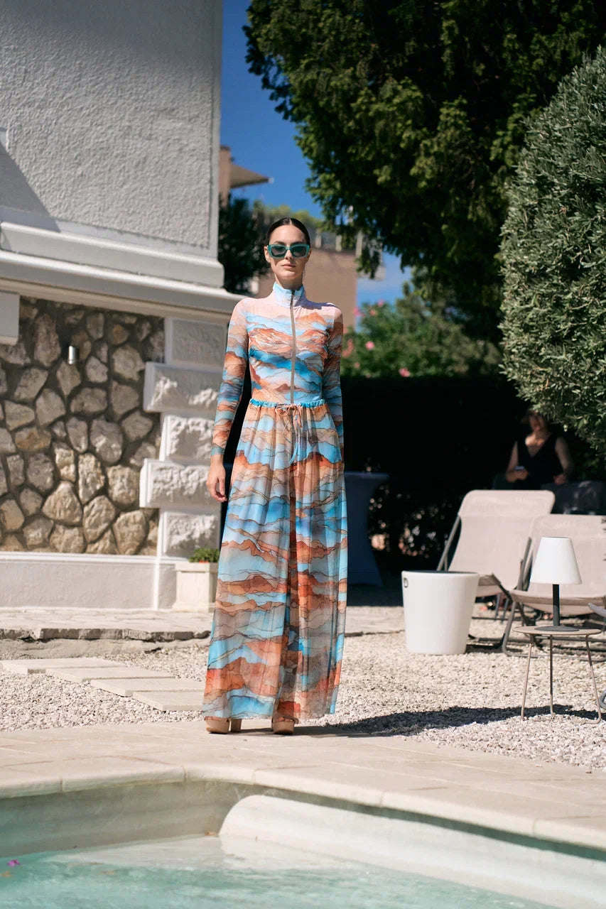 Anza One-Piece Swimsuit with Zipper