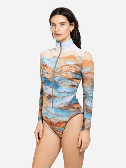 Anza One-Piece Swimsuit with Zipper