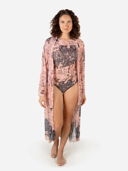 Nude-Body Art Robe