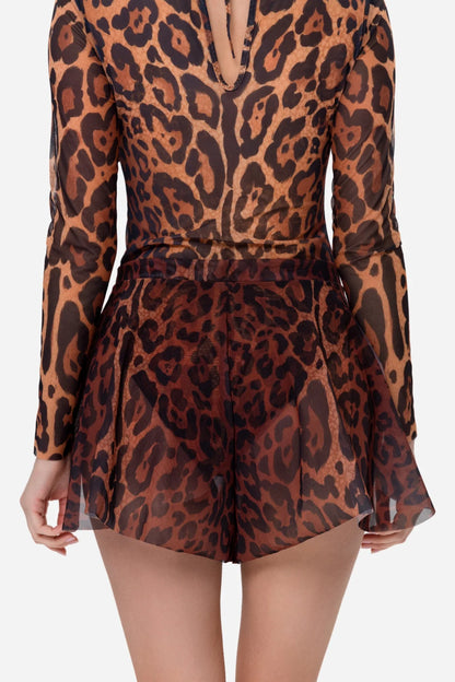 Leopard25 Shorts for Ladies