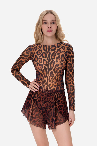 Leopard25 Shorts for Ladies