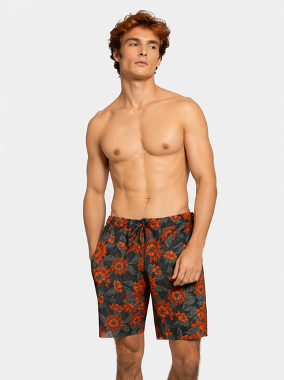 The Sun Orange Bermudas