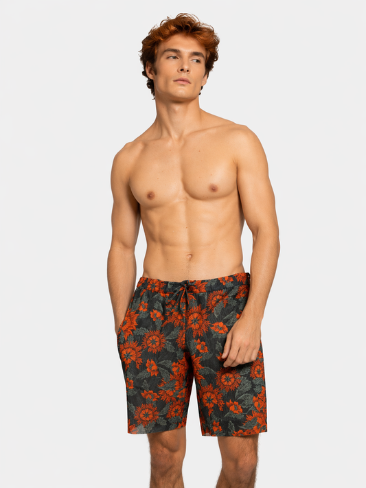 The Sun Orange Bermudas
