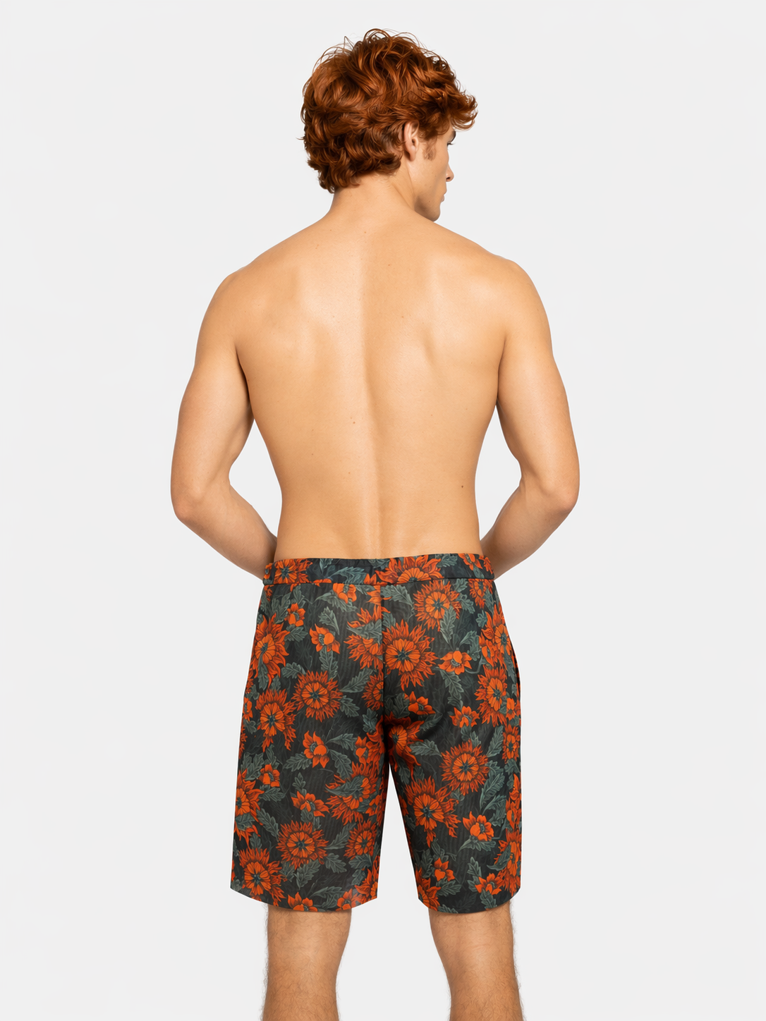 The Sun Orange Bermudas