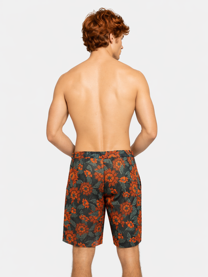 The Sun Orange Bermudas