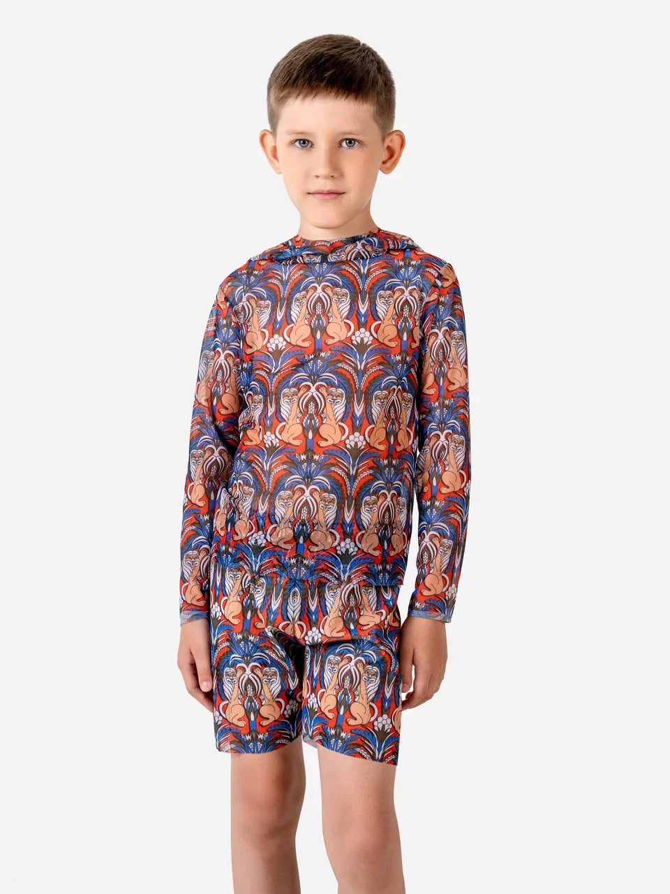 Medieval Green Kids Shorts