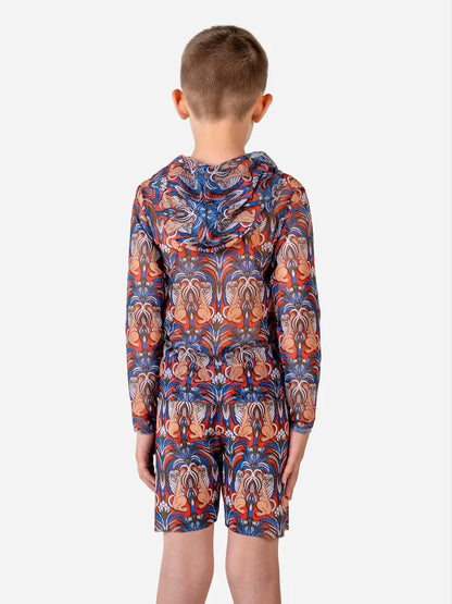 Medieval Green Kids Shorts