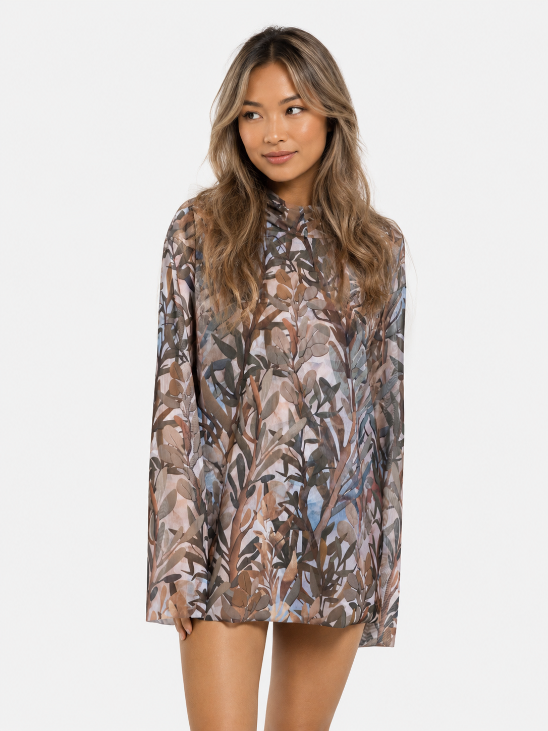 Olives T-Shirt Oversize with Hood