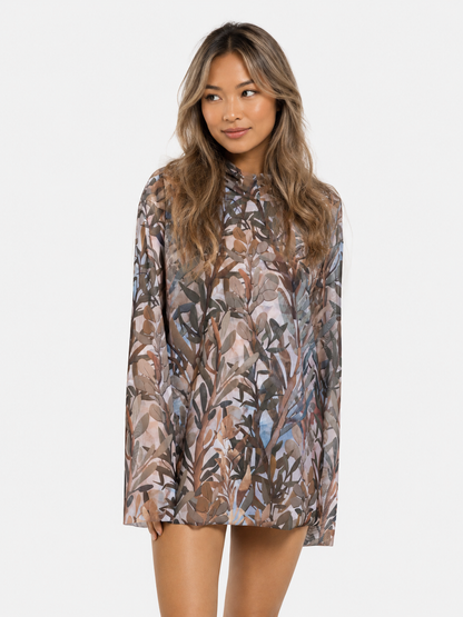 Olives T-Shirt Oversize with Hood
