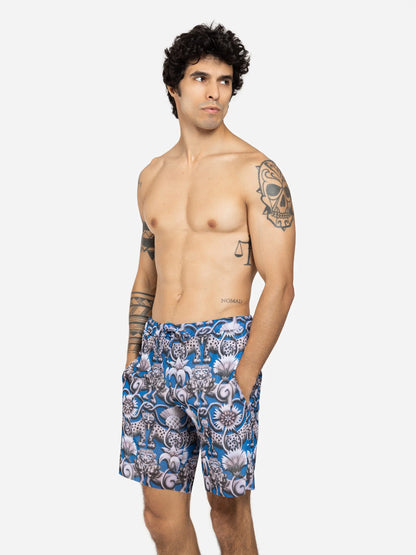 Medieval Blue Bermudas