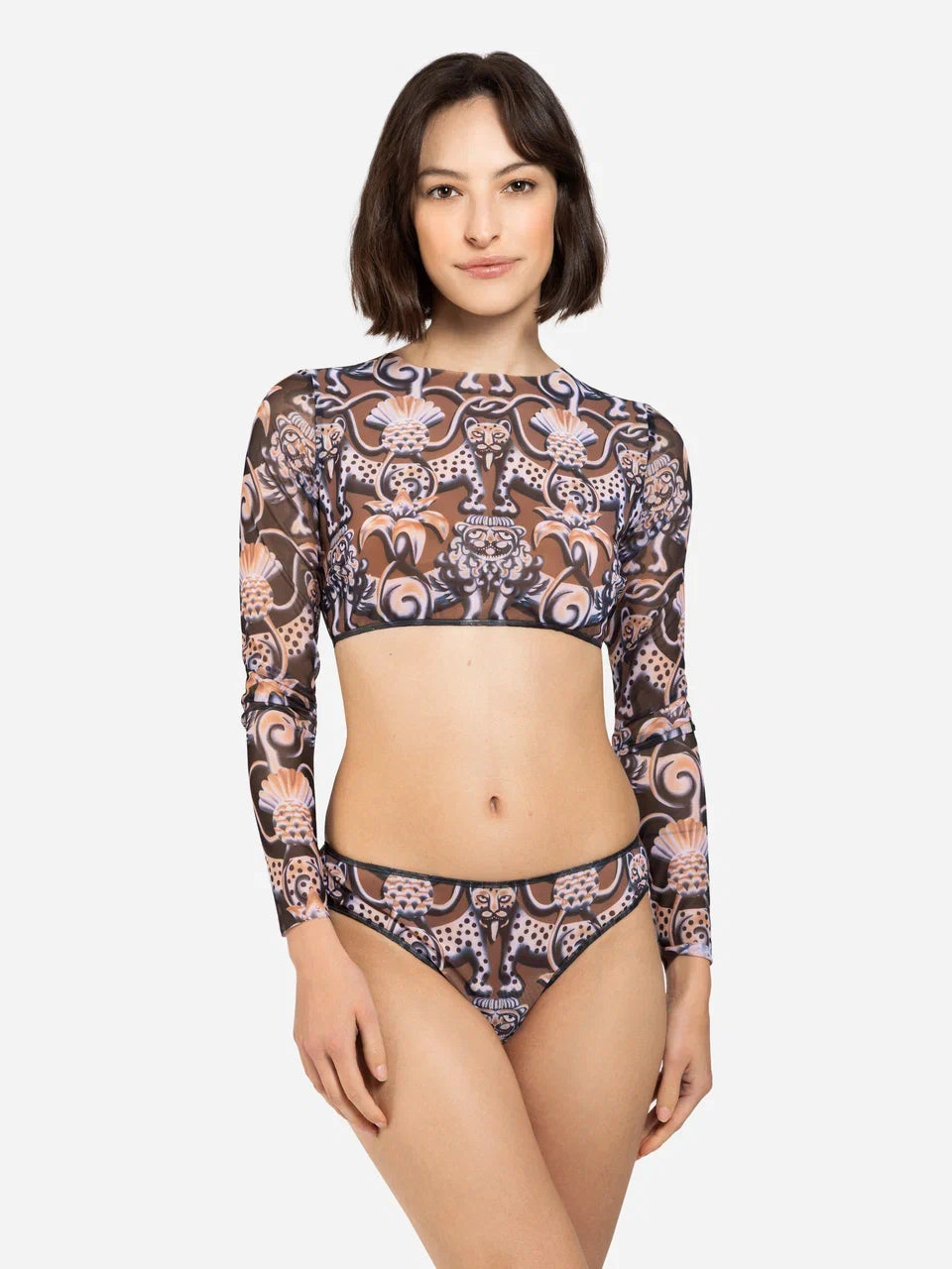 Medieval Brown Top with Sleeves