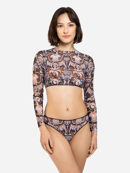 Medieval Brown Top with Sleeves