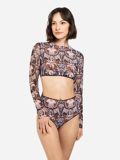 Medieval Brown High Waist Bikini