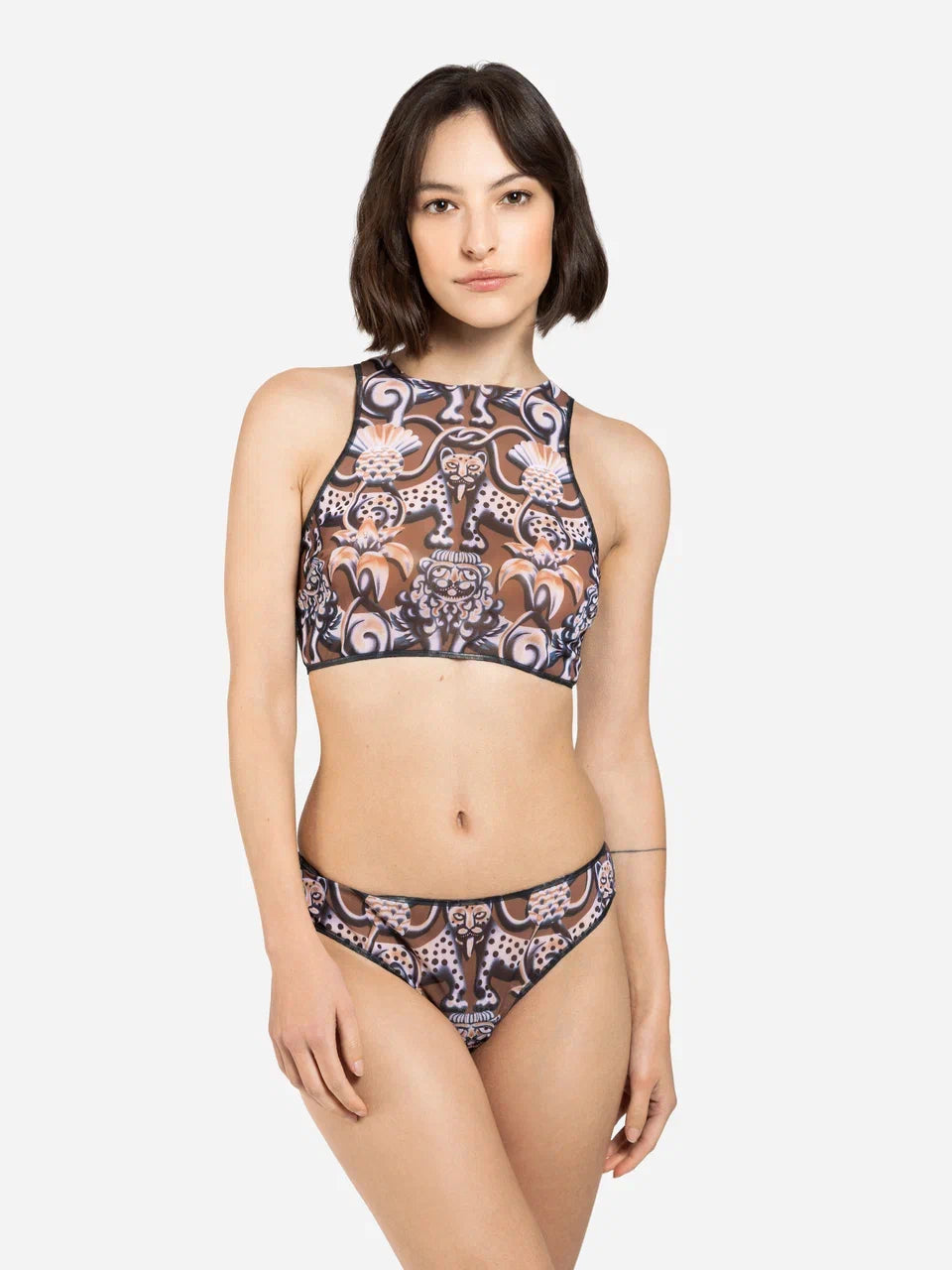 Medieval Brown Sport Top