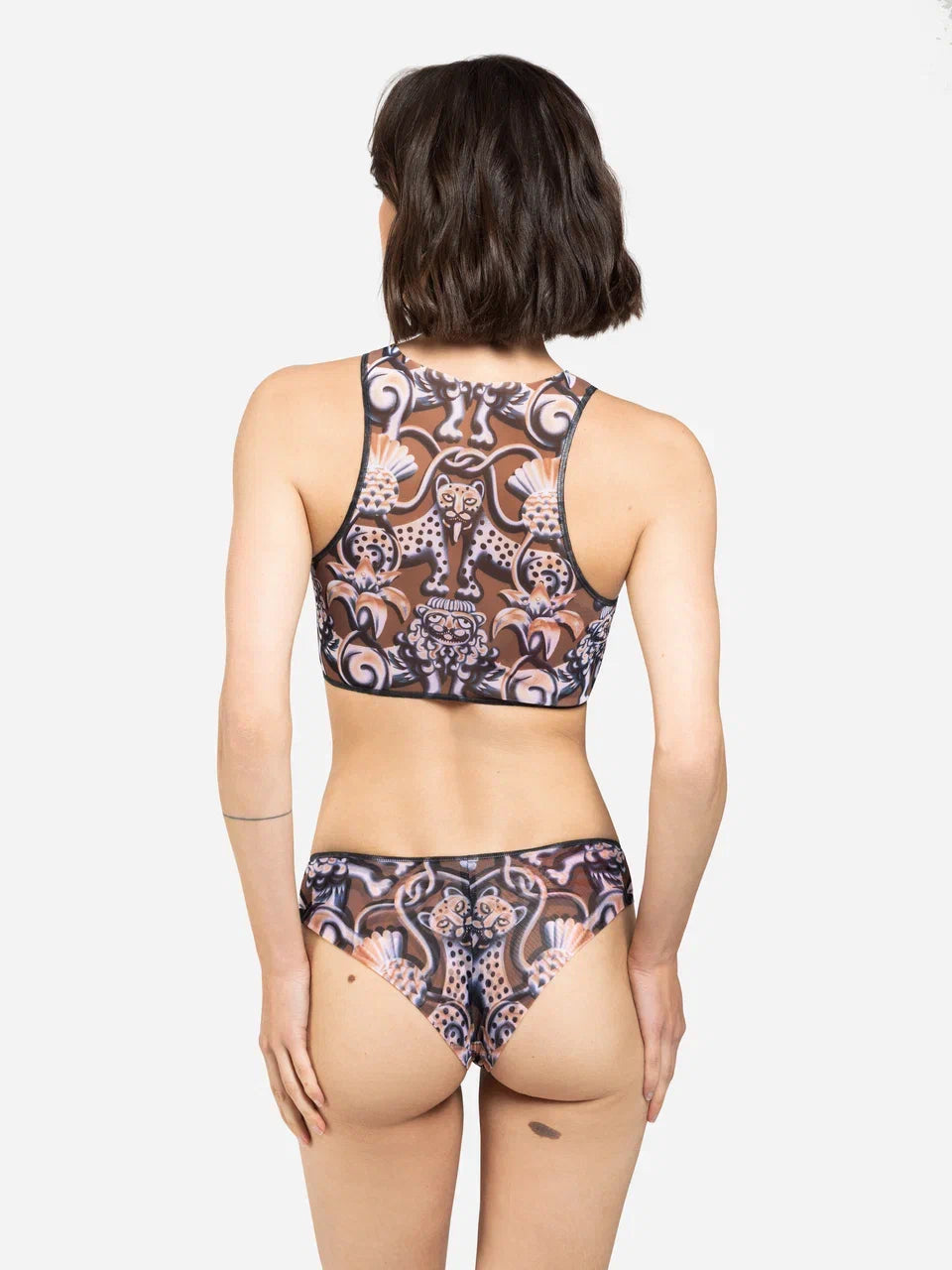 Medieval Brown Sport Top