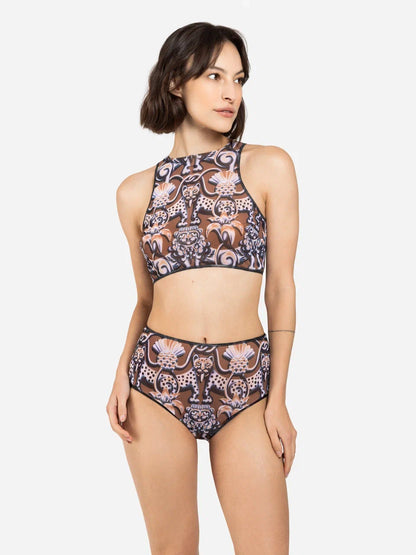 Medieval Brown High Waist Bikini