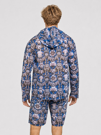 Medieval Blue T-Shirt with Hood