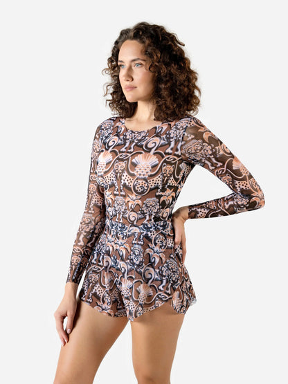 Medieval Brown Shorts for Ladies