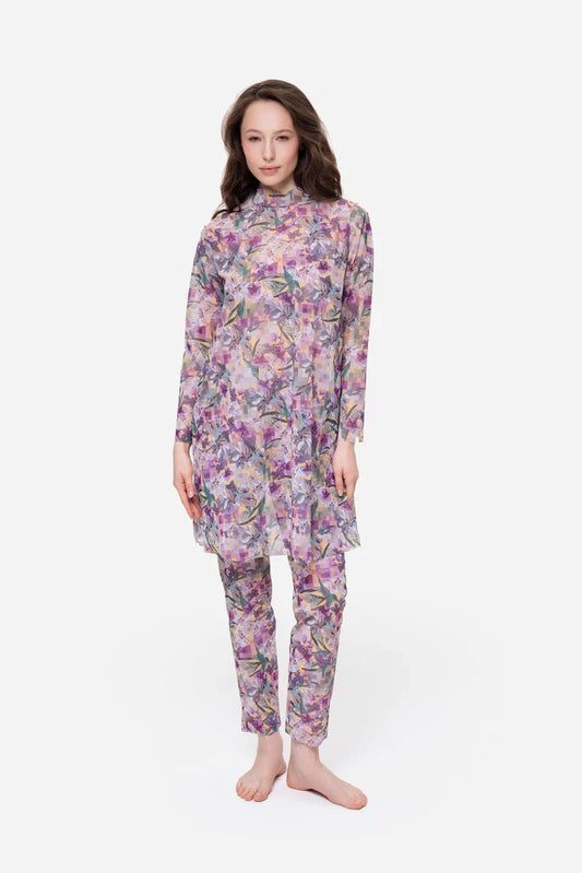 Wild Flowers Pixel Burkini