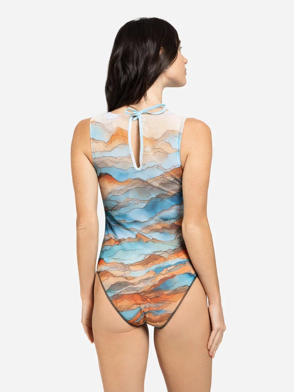 Anza One-Piece Sleeveless Swimsuit