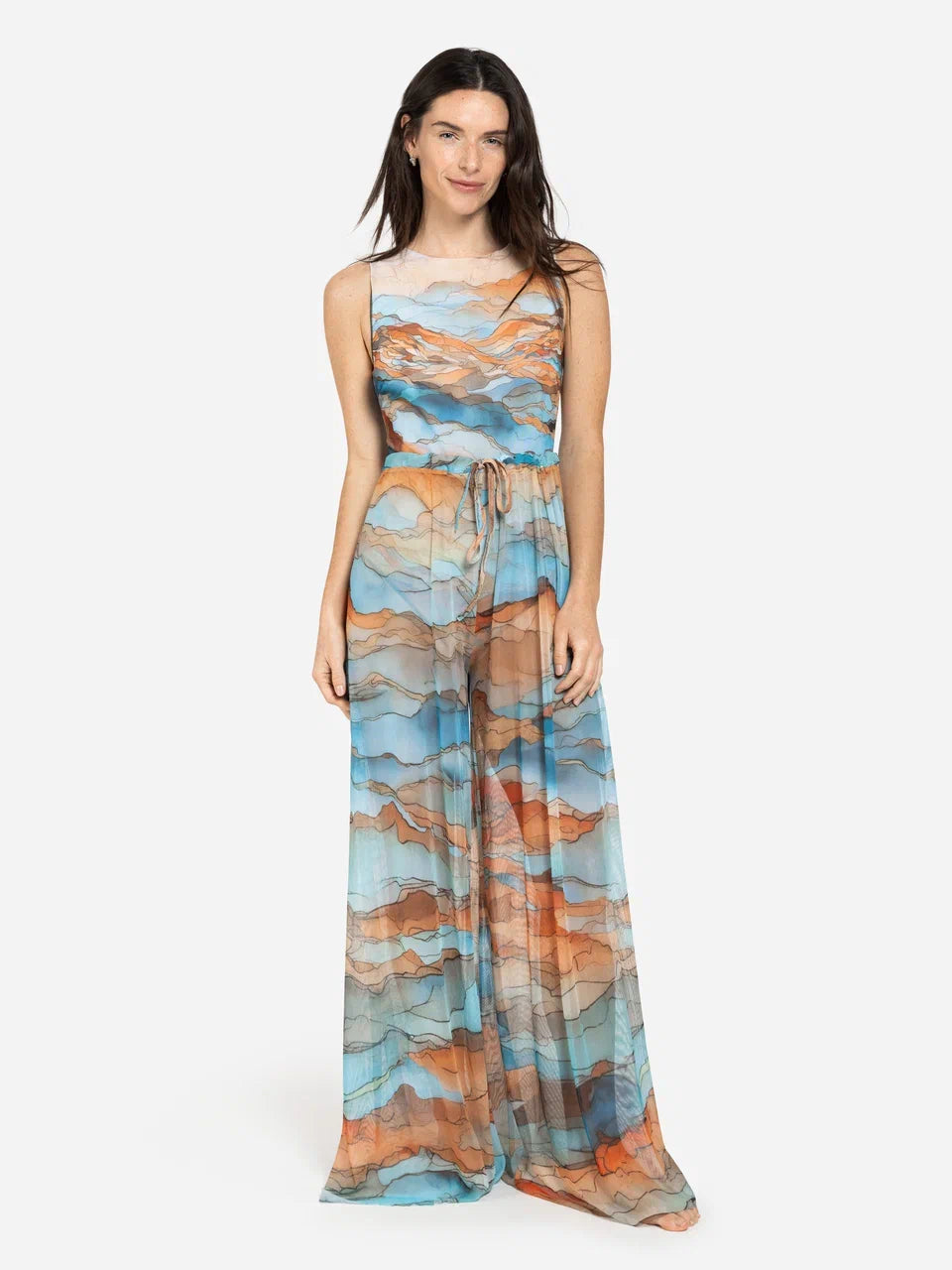 Anza One-Piece Sleeveless Swimsuit