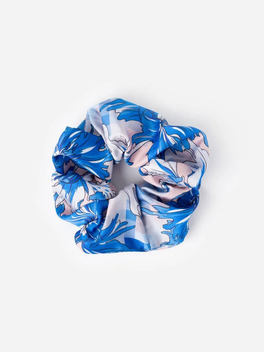 Cornflowers Pixel Scrunchy