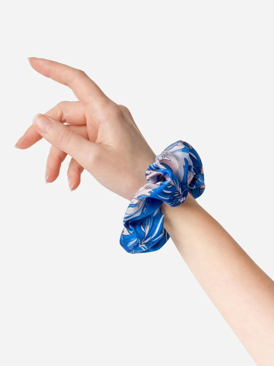 Cornflowers Pixel Scrunchy