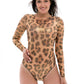 Leopard Diamond One-Piece Swimsuit