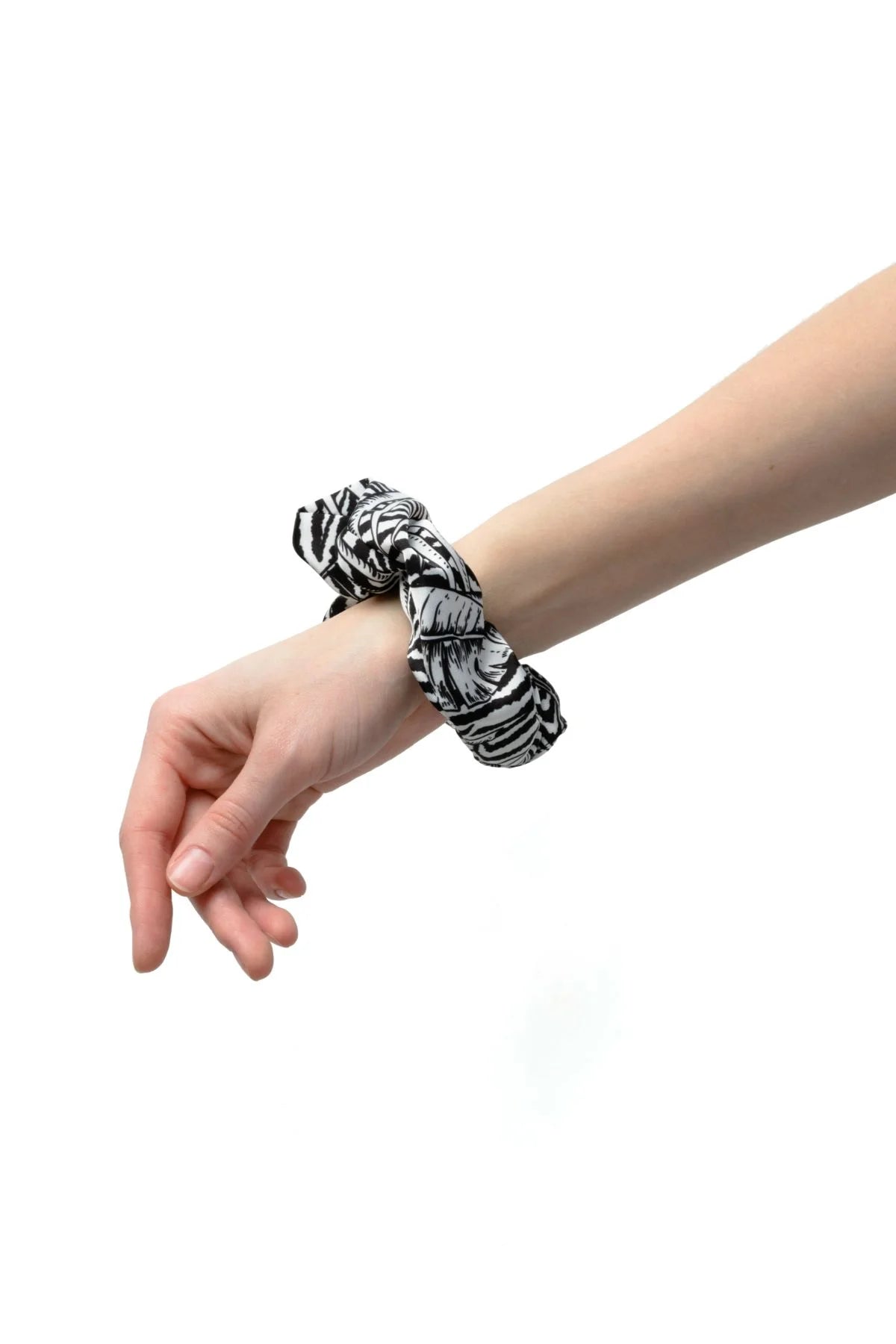 Fake Zebra Scrunchy