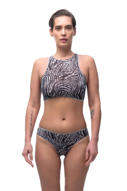 Fake Zebra Sport Top