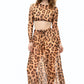 Leopard Beach Skirt