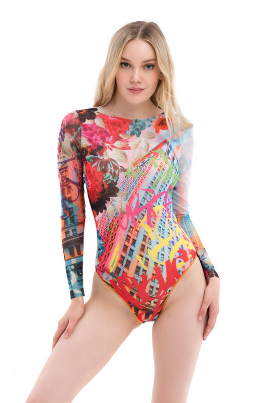 Graffiti One-Piece Swimsuit