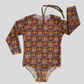 Ethnic Kids One-Piece Swimsuit