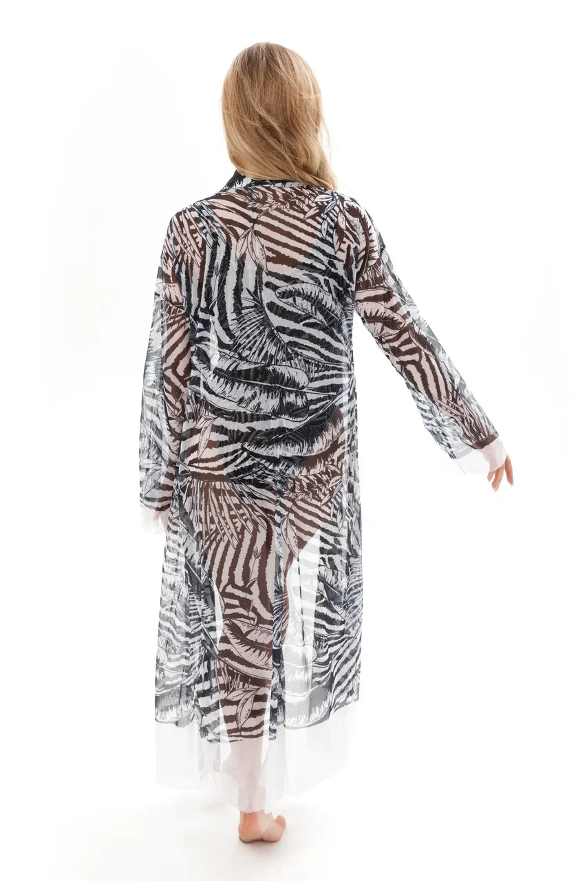 Fake Zebra Robe