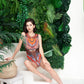 Africa One-Piece Sleeveless Swimsuit