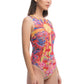 Apotropaic One-Piece Sleeveless Swimsuit