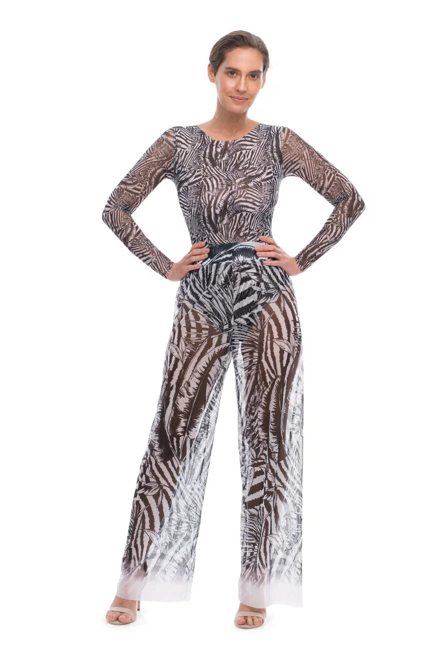 Fake Zebra One-Piece Swimsuit