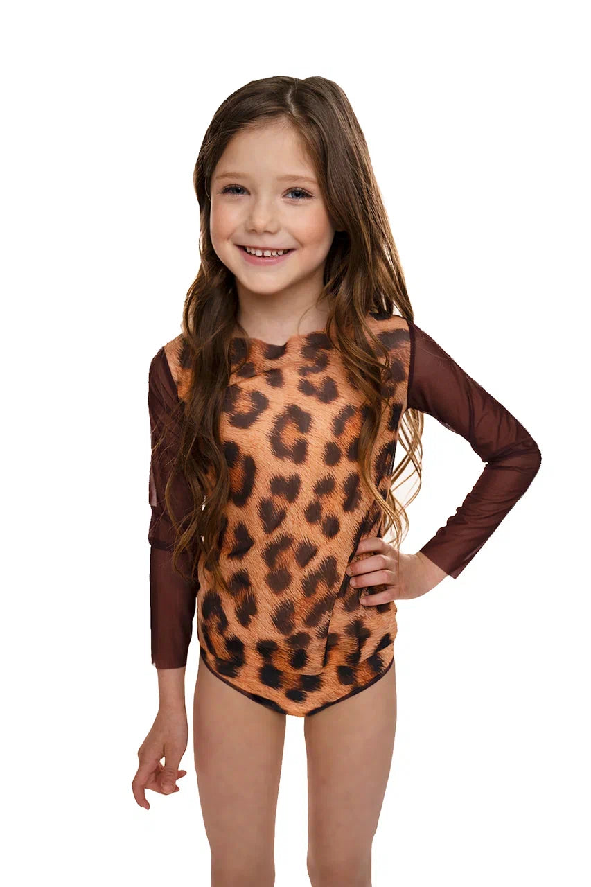 Leopard Kids Beachwear