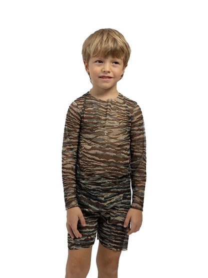 Khaki Kids Beachwear